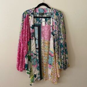 Anthropologie bat wing kimono